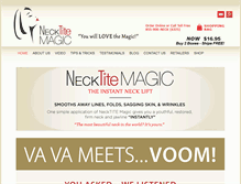 Tablet Screenshot of necktitemagic.com